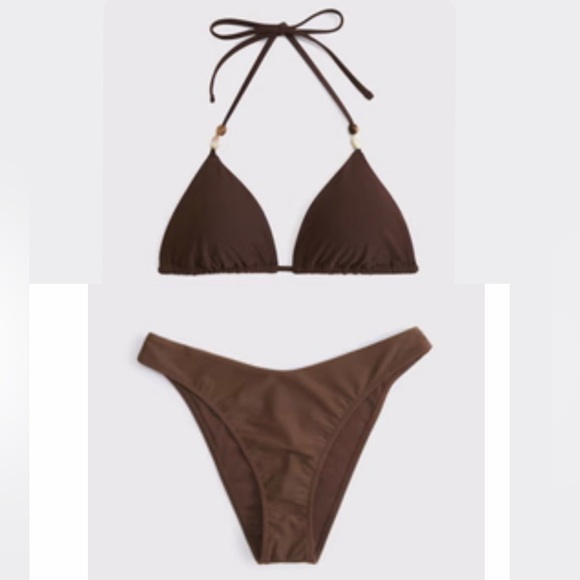 Abercrombie & Fitch Other - Abercrombie & Fitch Dark Brown Bikini Set